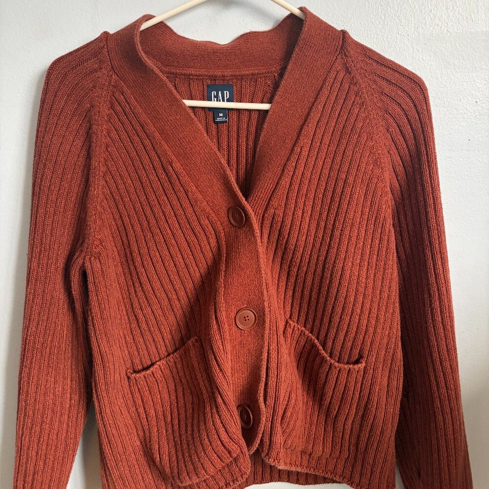 Gap Burnt Orange Cardigan